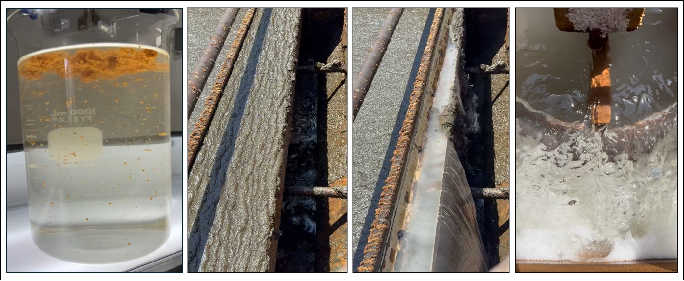 Images of Produced Water Stages